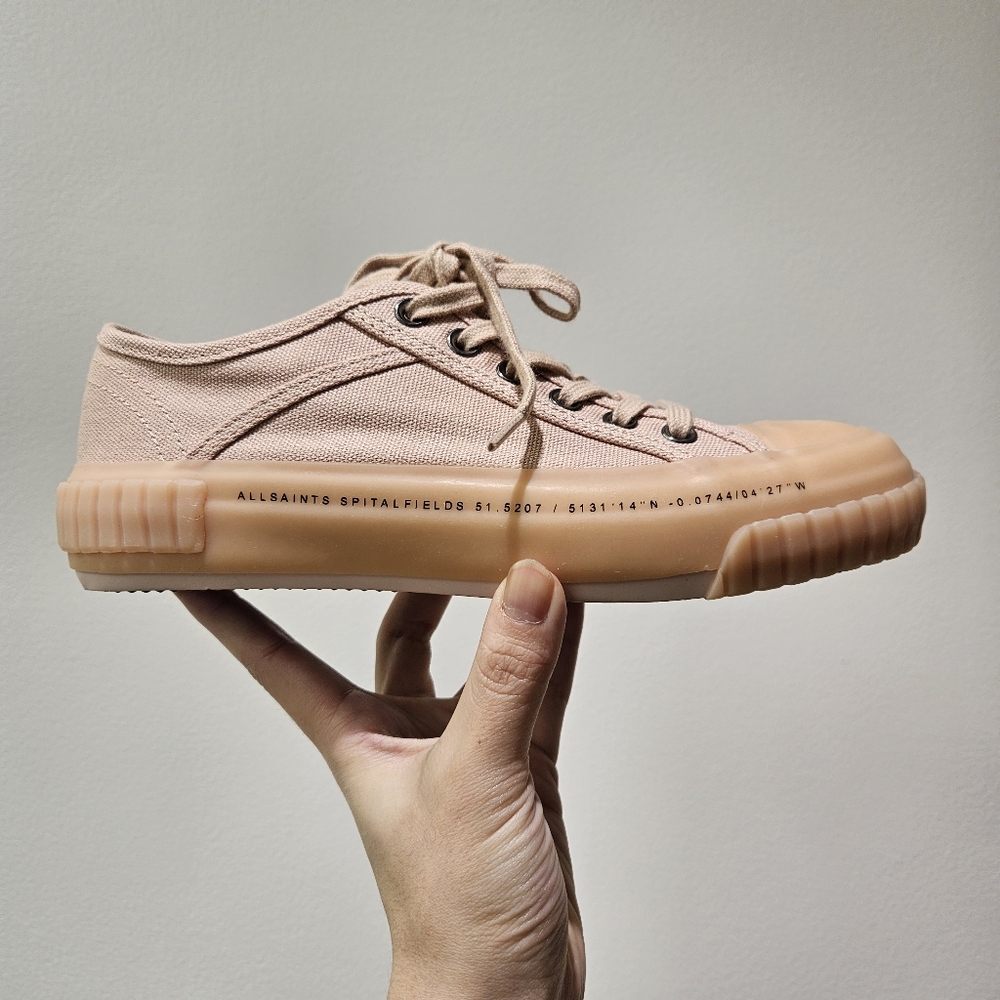 All Saints Jackie Ghost Sneakers (Misty Pink) US6